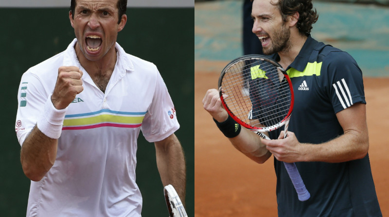 Radeks Štepāneks un Ernests Gulbis
Foto: Reuters/Scanpix