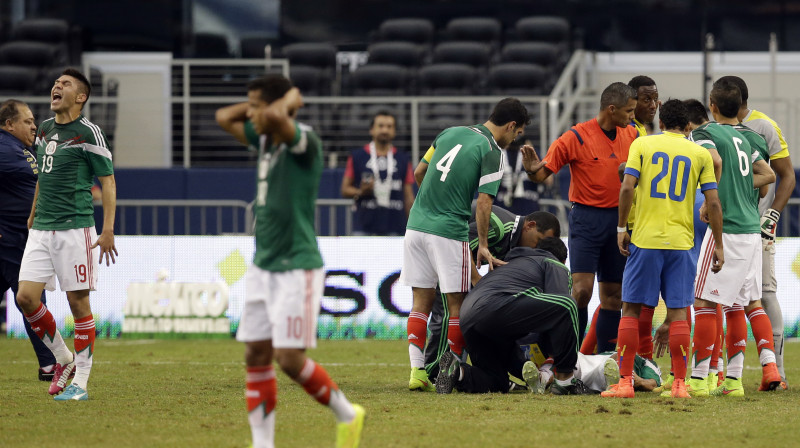 Brīdis pēc Luisa Montesa un Segundo Kastillo sadursmes
Foto: AP.Scanpix