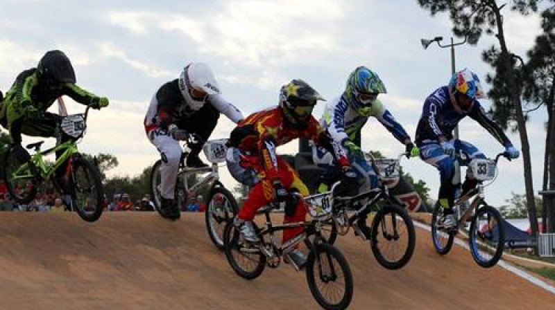 Māris Štrombergs (brauciena vadībā)
Foto: usabmx.com