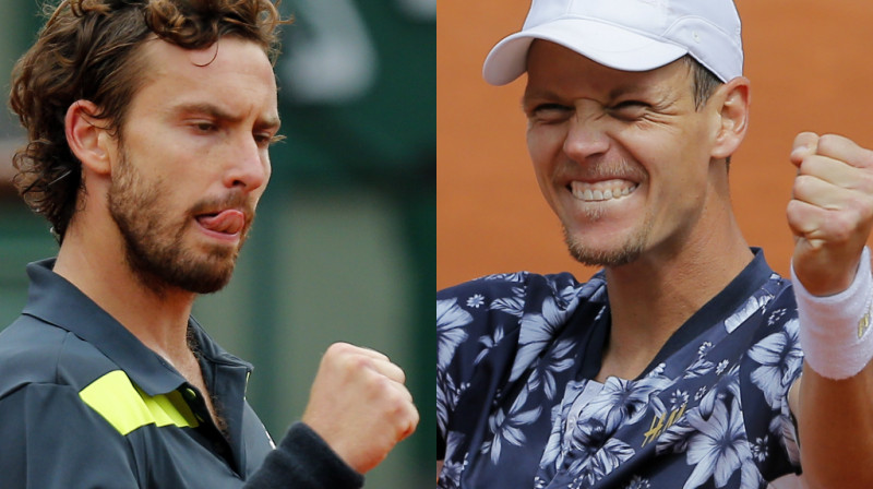 Ernests Gulbis un Tomāšs Berdihs
Foto: AFP/Scanpix