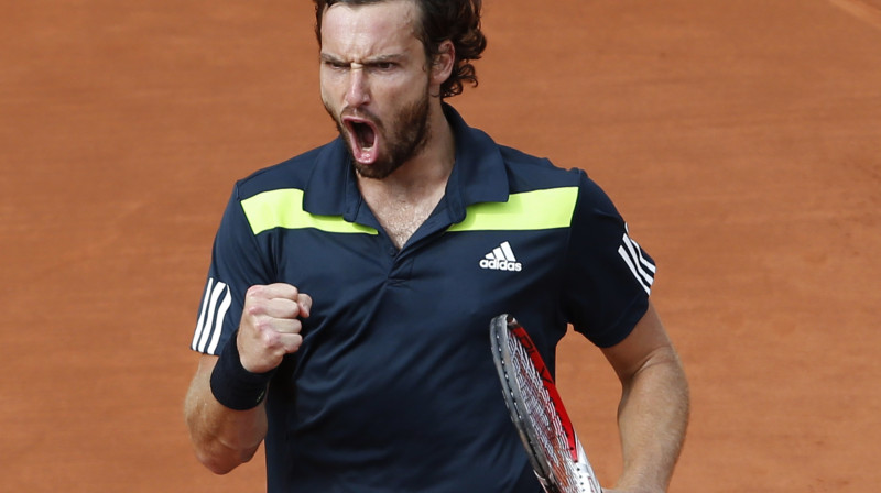 Ernests Gulbis pirmo reizi spēlēs "Grand Slam" pusfinālā!
Foto: AP/Scanpix