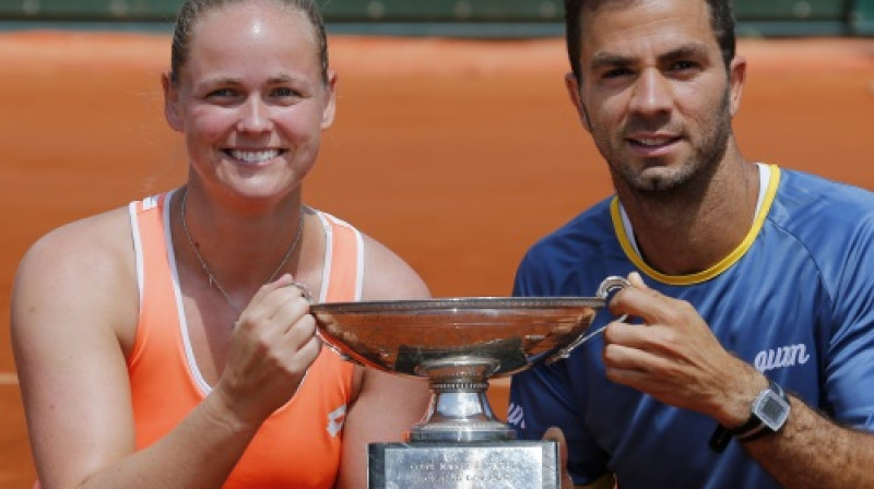 Anna Lēna Grēnefelde un Žans Žiljēns Rožērs
Foto: AP/Scanpix