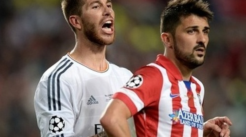 Serhio Ramoss un Davids Vilja
Foto: EMPICS Sport//Scanpix