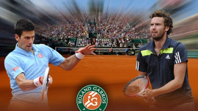 Džokovičs pret Gulbi
Foto: http://www.rolandgarros.com