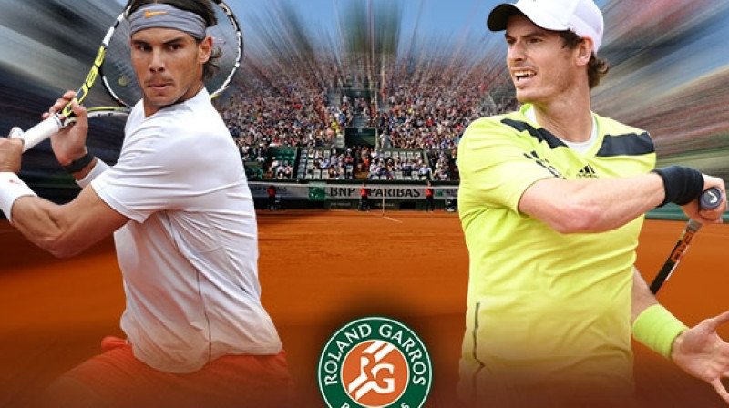 Rafaels Nadals pret Endiju Mareju
Foto: http://www.rolandgarros.com