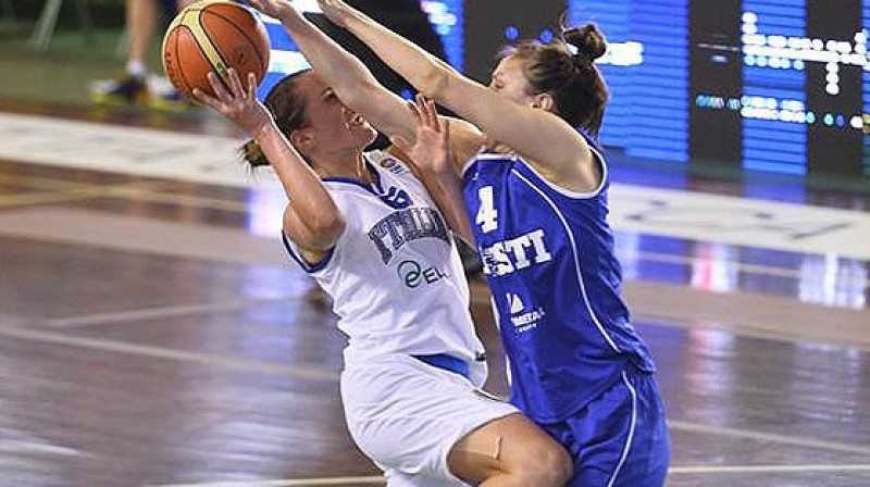 Igaunijas aizsardze Oksana Mīla
Foto: www.fibaeurope.com
