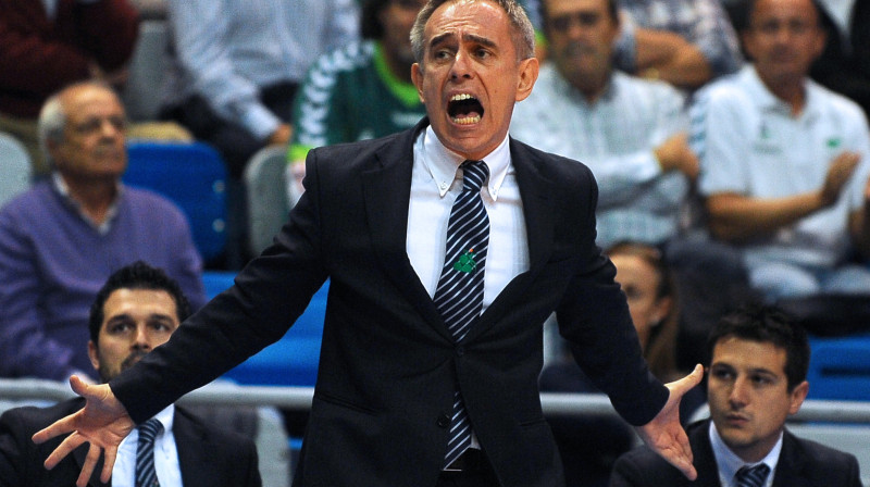 "Montepaschi" galvenais treneris Marko Krespi
Foto: AFP/Scanpix