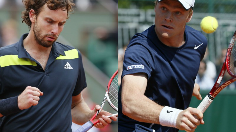 Ernests Gulbis un Jirgens Zops
Foto: AFP/Scanpix