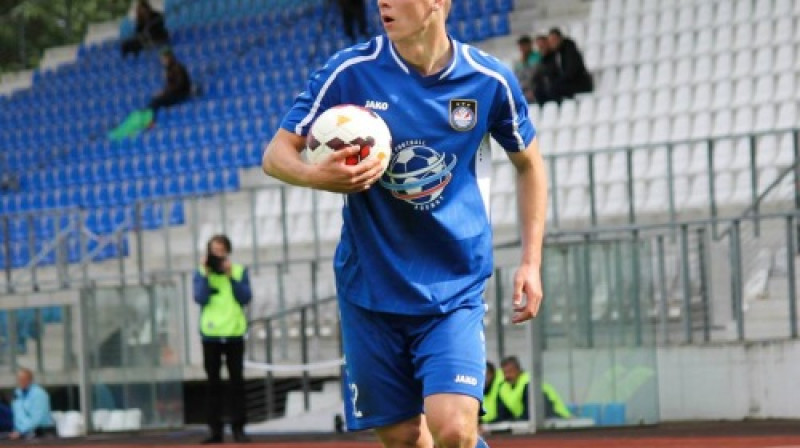 Vai Liepājā būs iespēja redzēt Virslīgas labāko snaiperu Vladislava Gutkovska (attēlā) un Jāņa Ikaunieka dueli?
Foto: Juris Gūtmans