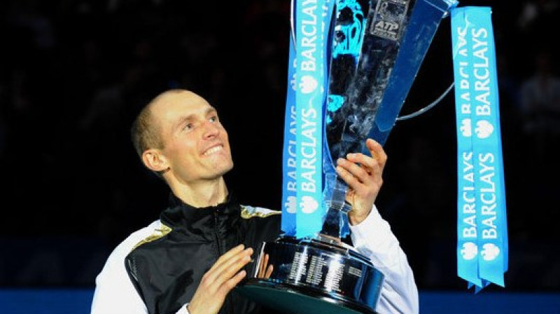 Nikolajs Davidenko - 2009. gada "ATP World Tour Finals" čempions
Foto: PA Wire/Scanpix