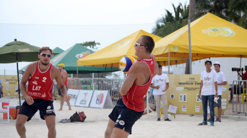 Ruslans Sorokins & Edvarts Buivids
Foto: FIVB