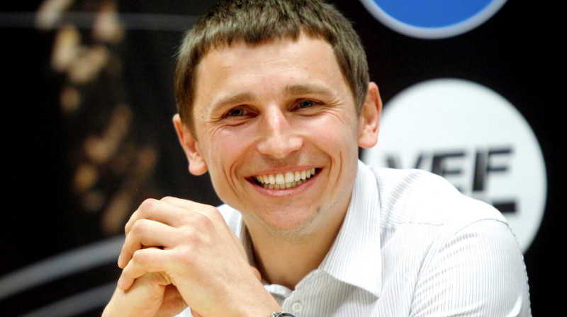 "VEF Rīga" galvenais treneris Nikolajs Mazurs
Foto: Romāns Kokšarovs, f64