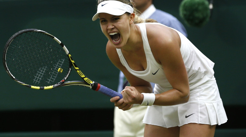 Džīnijai Bušārai trešais "Grand Slam" pusfināls 2014. gadā
Foto: AP/Scanpix