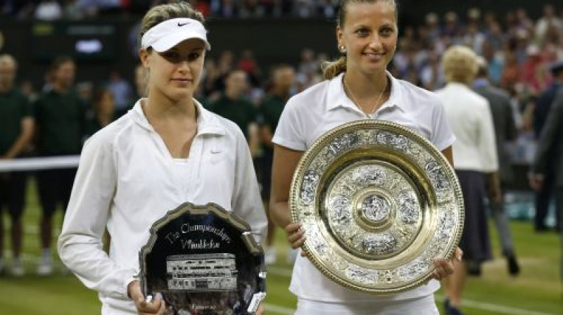 Juženija Bušāra un Petra Kvitova
Foto: AP/Scanpix