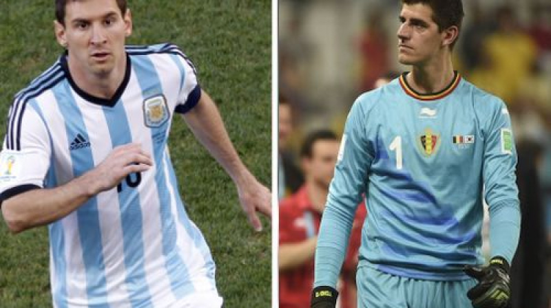 Lionels Mesi un Tibo Kurtuā
Foto:SIPA/AFP/Scanpix