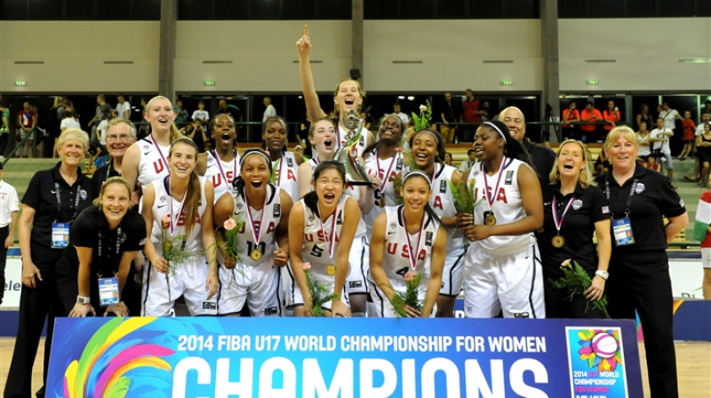 ASV basketbolistes: uzvaru un zaudējumu attiecība FIBA U17 Pasaules čempionātos 23-0
Foto: www.fiba.com
