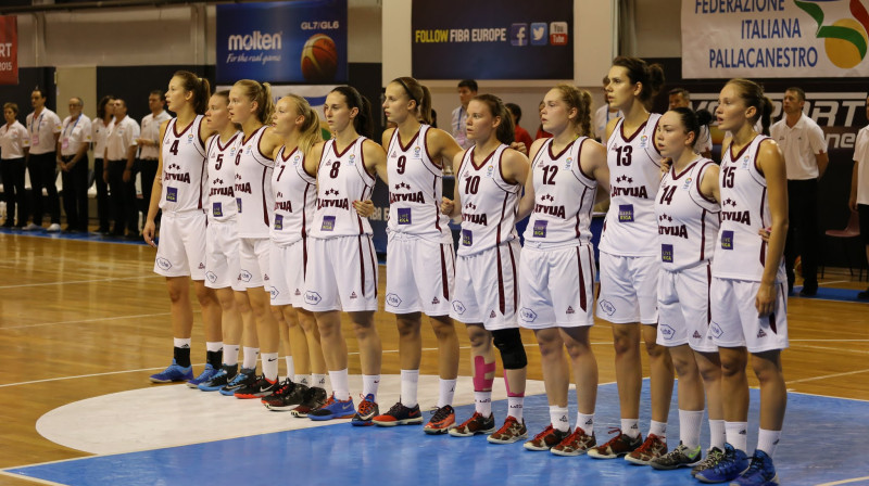 Latvijas U20 sieviešu basketbola izlase
Foto: Jānis Avotnieks