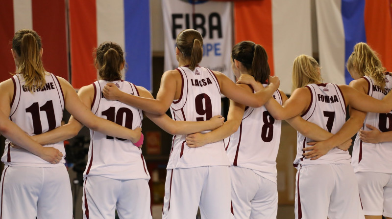 Latvijas U20 sieviešu basketbola izlase
Foto: Jānis Avotnieks