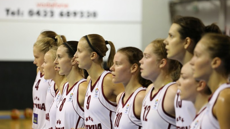 Latvijas U20 izlase: priekšā cīņa par Eiropas čempionāta medaļām.
Foto: Jānis Avotnieks