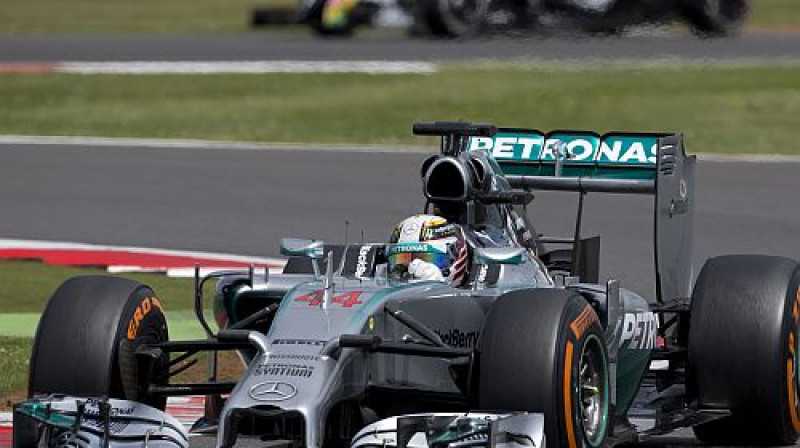 "Mercedes" pilots Luiss Hamiltons
Foto: TT NYHETSBYRÅN/Scanpix