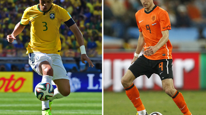 Tjagu Silva un Robins van Pērsijs
Foto: AFP/Scanpix
