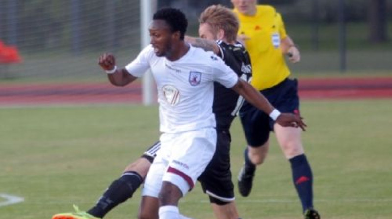 Kenedijs Eriba Eiropas līgas spēlē pret "Rosenborg'
Foto: Ivars Veiliņš, Jelgavas Vēstnesis