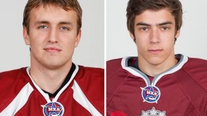 Artūrs Kuzmenkovs un Rustams Begovs
Foto: mhl.khl.ru