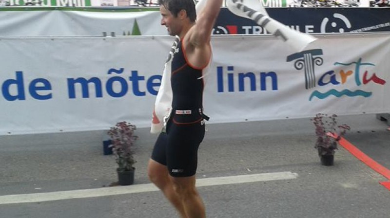 Latvijas un Baltijas čempions Andrejs Dmitrijevs
Foto: Piramida triathlon club, facebook.com