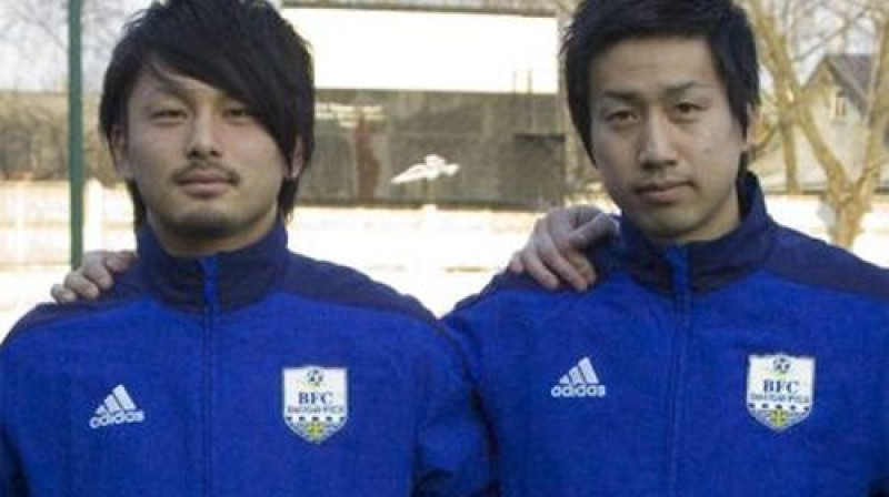 Juta Kinovaki un Taisei Jamazaki
Foto: bfcdaugava.lv
