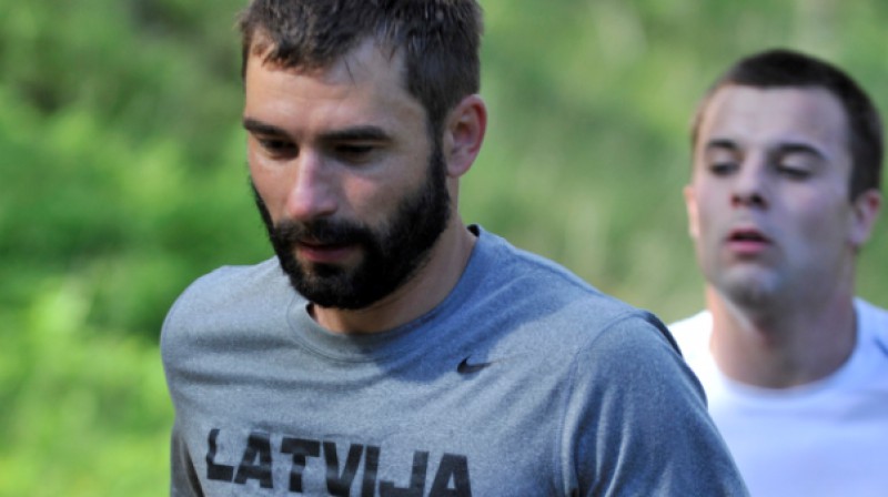 Edgars Masaļskis "Dinamo" sausajā treniņā
Foto: Romāns Kokšarovs, Sporta Avīze, F64