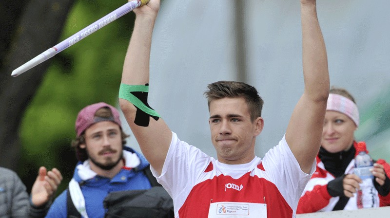 Rolands Štrobinders
Foto: Romāns Kokšarovs, Sporta Avīze, F64