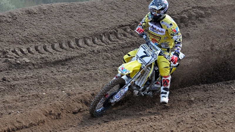 MX1 klases uzvarētājs Leons Kozlovskis
Foto: mxadazi.lv