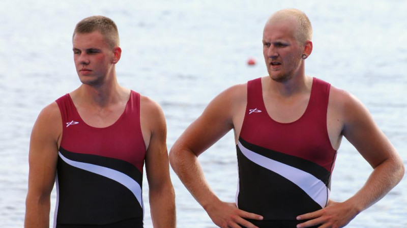 Krišs Kalniņš un Gints Zunde 
Foto: rowing.lv
