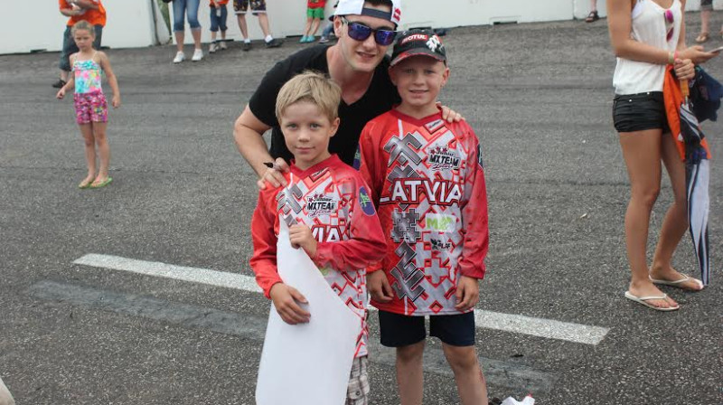 Brāļi Reišuļi
Foto: motokross.lv