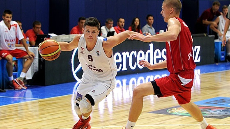 Rihards Lomažs: 23 punkti uzvarā pār Poliju
Foto: www.fibaeurope.com