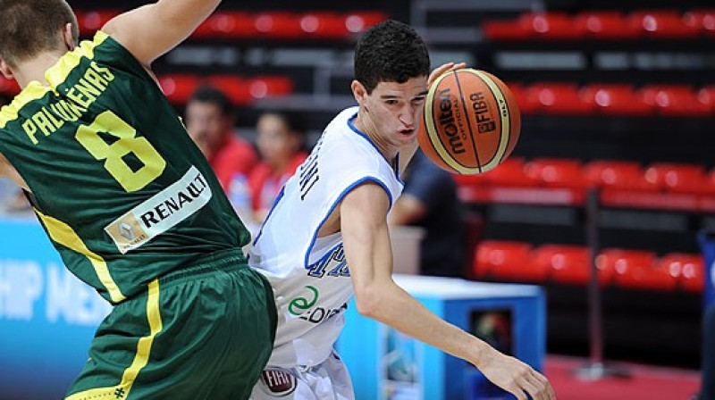 Federiko Musīni pēdējās 14 minūtēs sameta lietuviešu grozā 21 punktu
Foto: www.fibaeurope.com