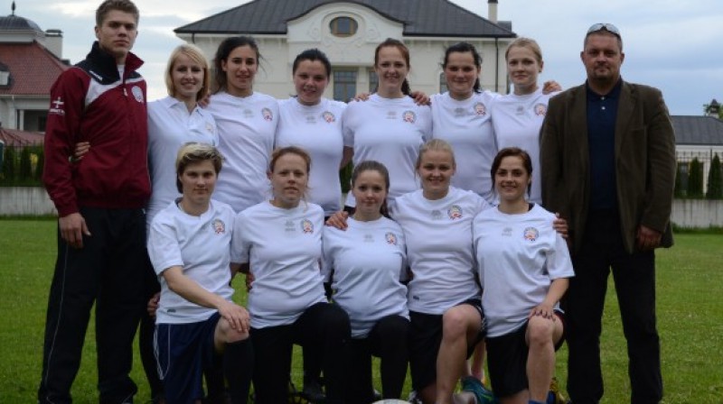 Latvijas sieviešu regbija 7 izlase (2014)
Foto: rugbylatvia.com