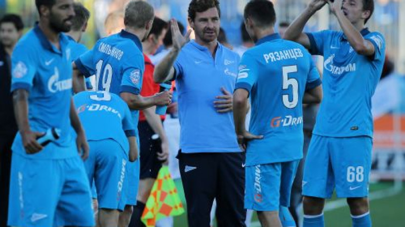 "Zenit" un tās galvenais treneris Andrē Vilašs-Boašs
Foto:ITAR-TASS