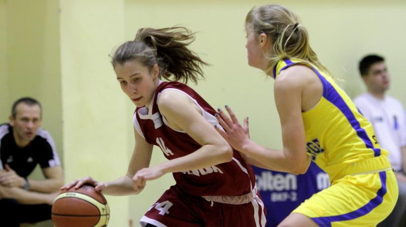 Luīze Šepte: 22 punkti un Latvijas U16 izlases uzvara pār Francijas kadetēm.
Foto: basket.ee