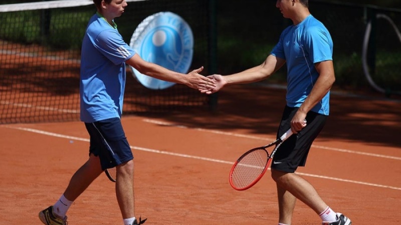 Mikus Losbergs un Arkādijs Slobodkins
Foto: Jānis Blaus