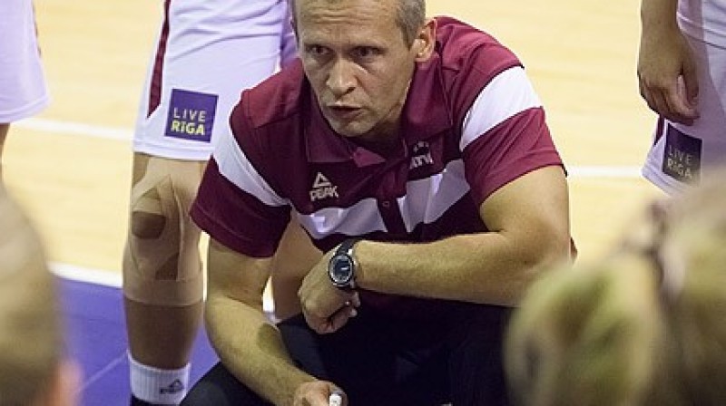 U16 izlases galvenais treneris Ainārs Čukste
Foto: fibaeurope.com