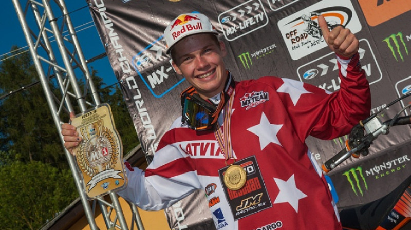 Pašreizējais pasaules čempions Pauls Jonass
Foto: motokross.lv