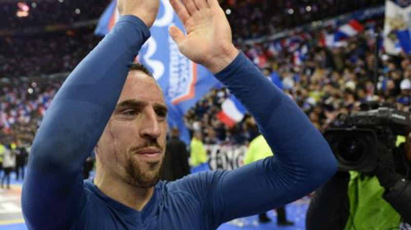 Franks Riberī atvadās 
Foto: AFp/Scanpix