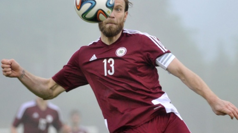 Latvijas izlases kapteinis Kaspars Gorkšs
Foto: Romāns Kokšarovs, Sporta Avīze, f64