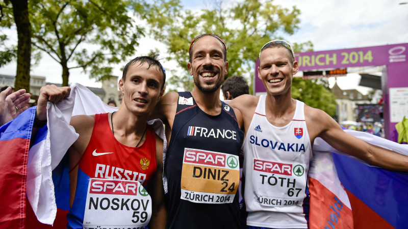Johans Dinī ar kolēģiem
Foto: AFP/Scanpix