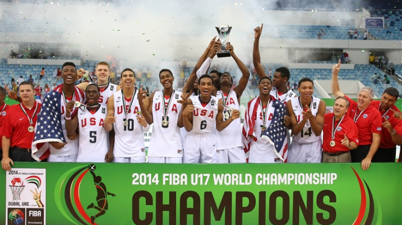 ASV kadeti ir trīskārtēji pasaules čempioni
Foto: www.fiba.com