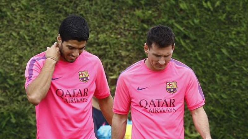 Luiss Svaress un Lionels Mesi
Foto: AFP/Scanpix