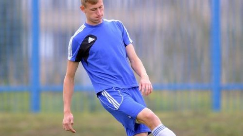 Eduards Višņakovs "Ruch" treniņā
Foto: RuchChorzow.com