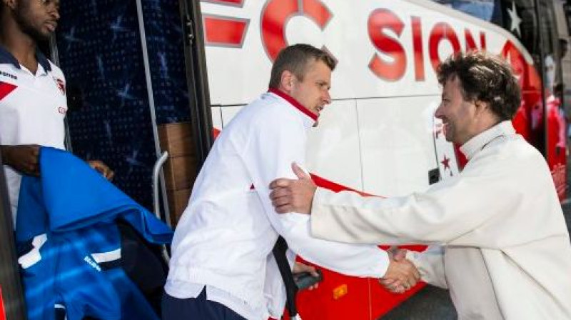 Andris Vaņins pagājušo spēli atstāja "uz kruķiem"
Foto: www.20min.ch