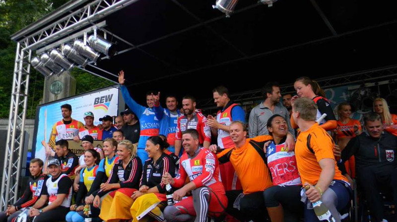 Bobsleja vasaras čempionāta laureāti 
Foto: fibt.com